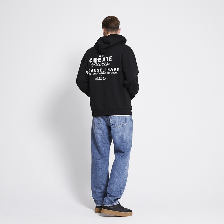 Bedruckter Kapuzenpullover "East"